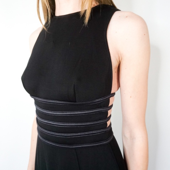 TADASHI Petites Black Maxi Dress with Slit - Picture 7 of 8